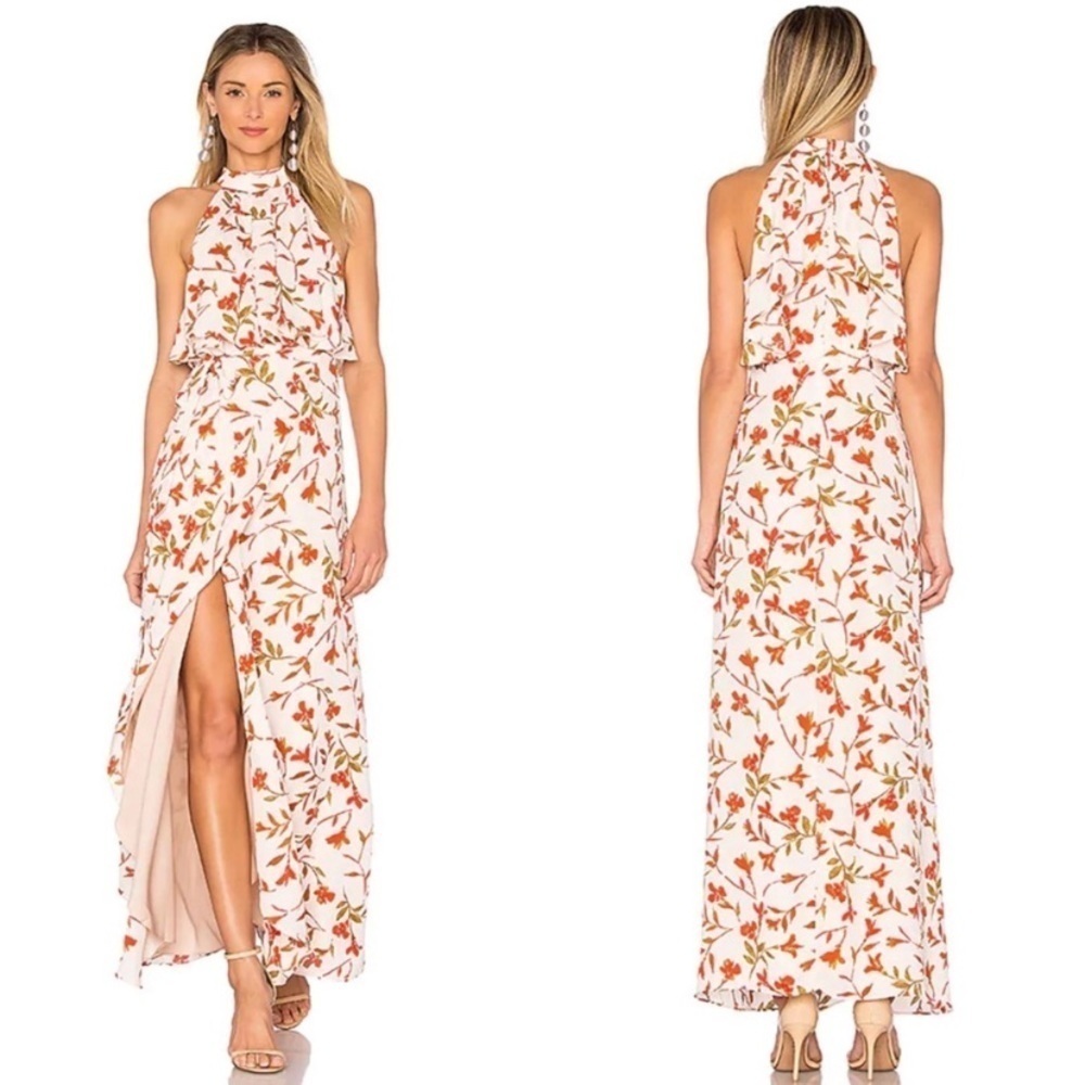 Lovers + Friends Golden Ray Maxi Dress NEW